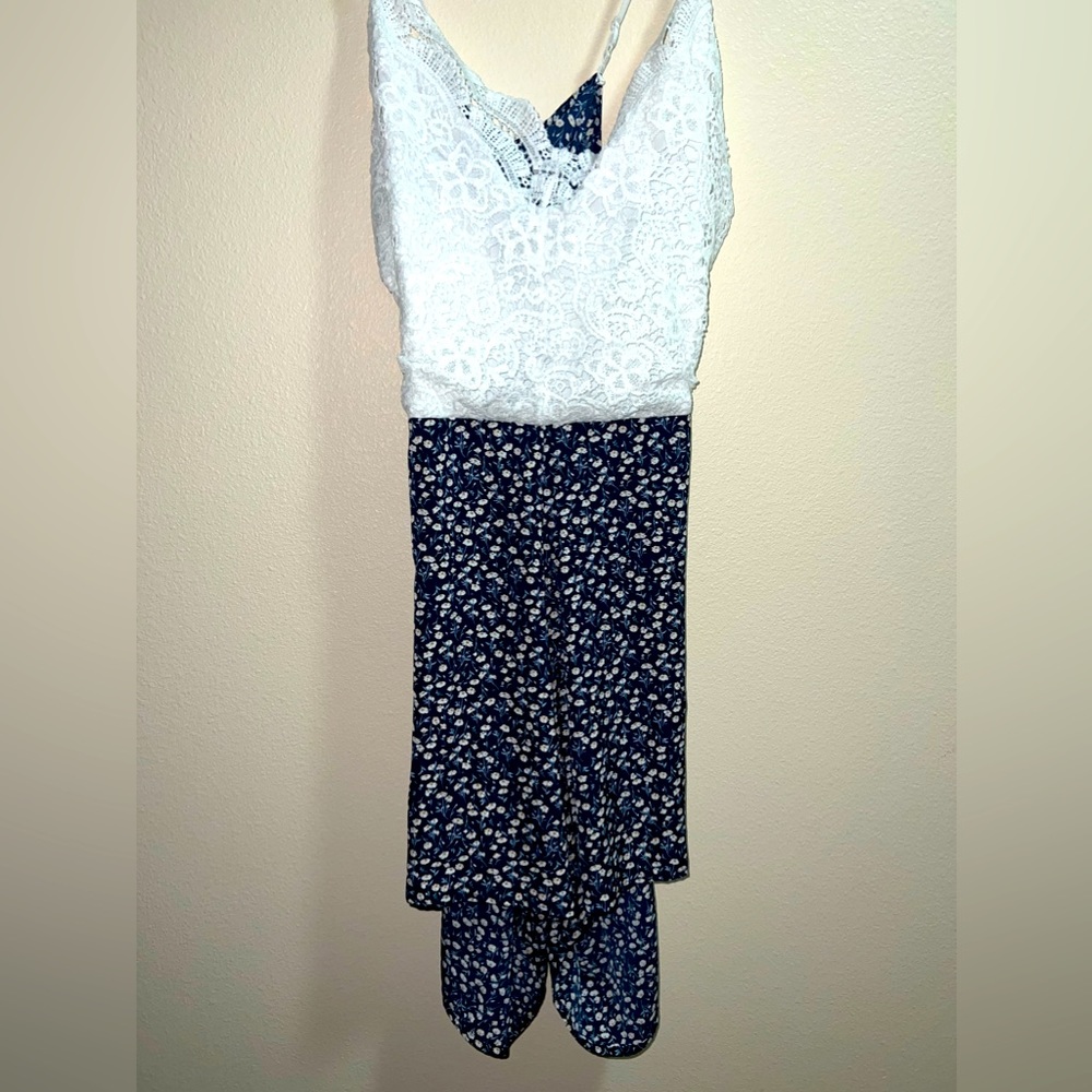 Floral Lace Romper